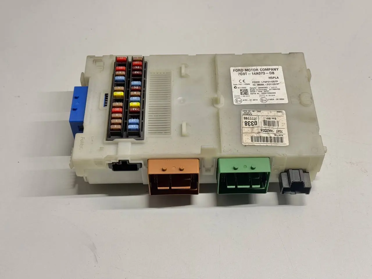Relaiskasten Steuergerät BCM Sicherungskasten FORD Mondeo CA2 2.0L TDCi 2008 7G9T14A073DB