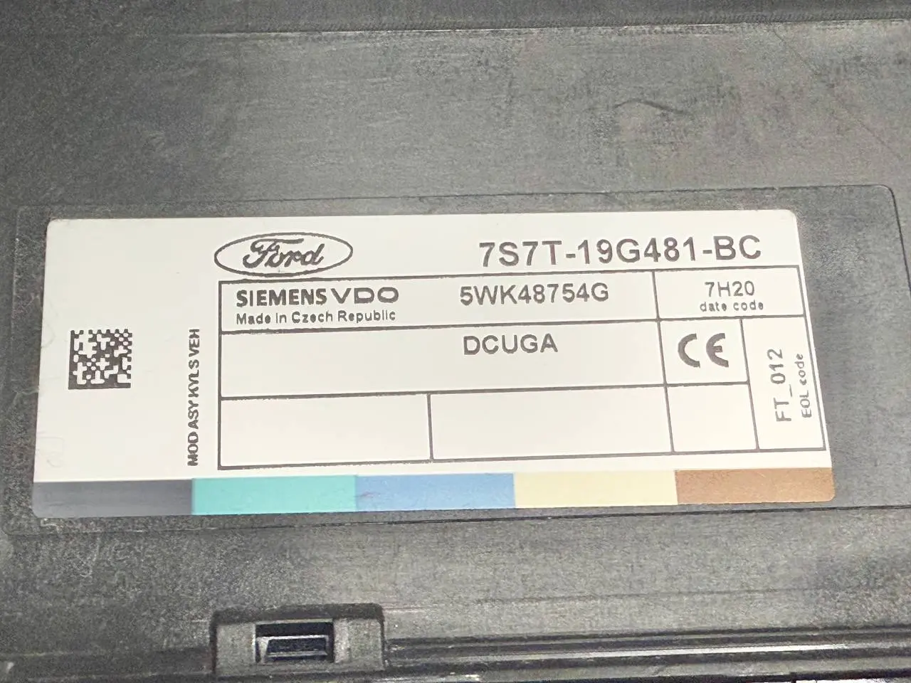 Komfortsteuergerät KSG BCM gebraucht FORD Mondeo CA2 2.0L TDCi 2008 7S7T19G481BC