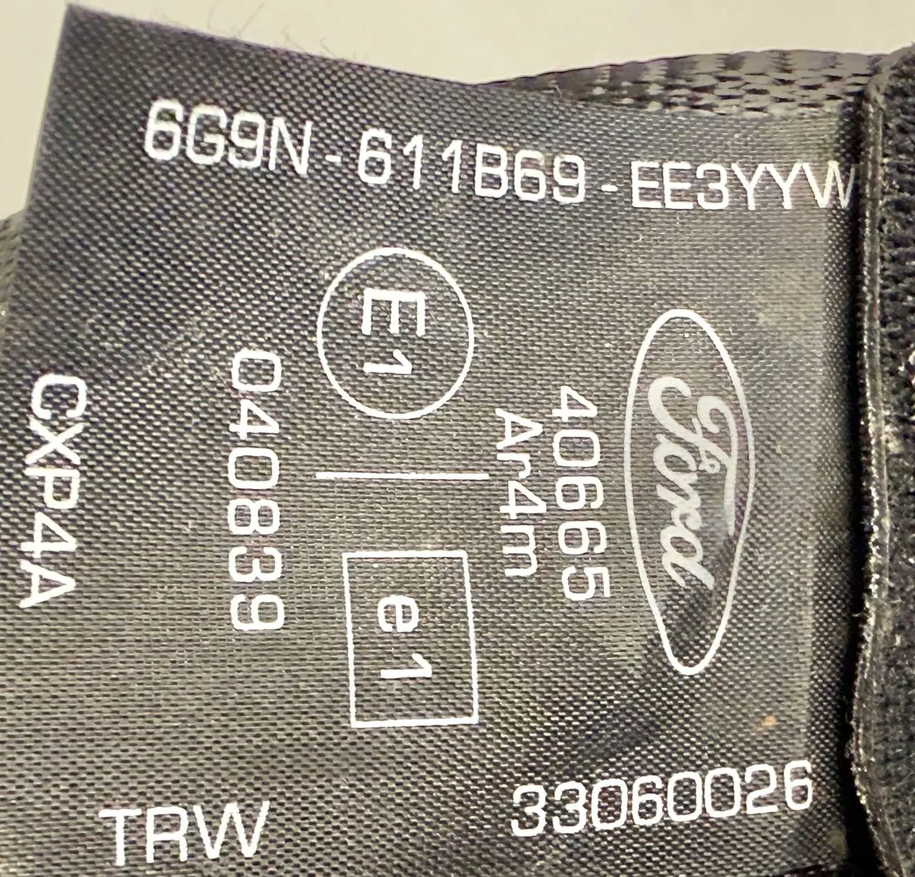 Sicherheitsgurt hinten links Rechts FORD Mondeo CA2 2.0L TDCi 2008 6G9N611B69