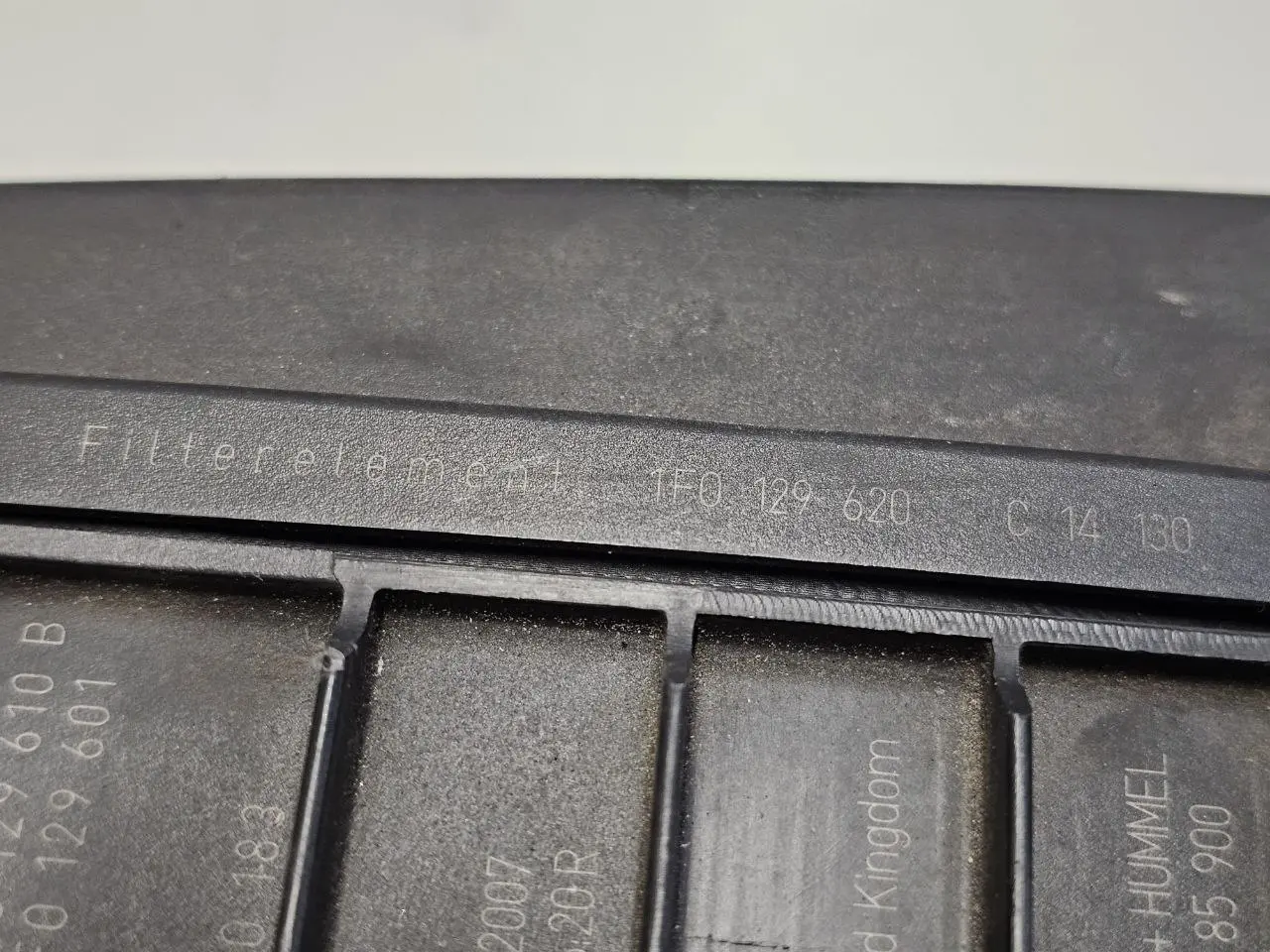 Luftfiltergehäuse Komplett VW Golf Plus 2006 5M1 1,6 1F0129607, 1F0129620