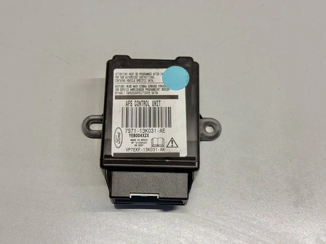 Leuchtweitenregulierung Lichtmodul Steuergerät FORD Mondeo CA2 2.0L TDCi 2008 7S7113K031AE