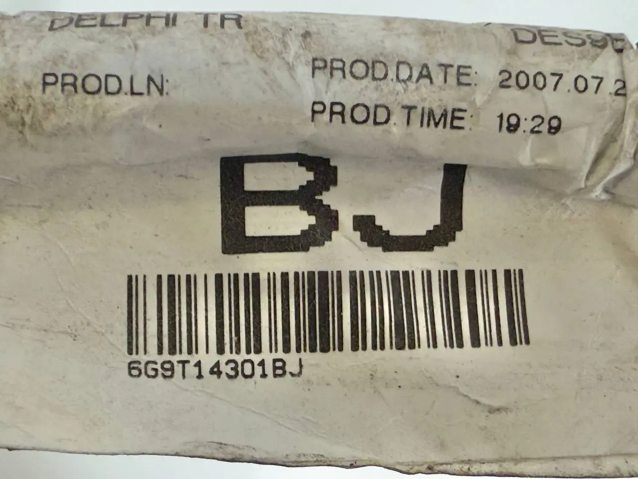 Motorsteuerung ECU FORD Mondeo CA2 2.0L TDCi 2008 6G9T14301BJ