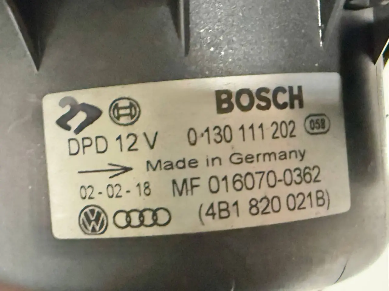 Geblaesemotor Heizungsgeblaese A6 Avant 4B5 TDI 2.5L 2002 0130111202