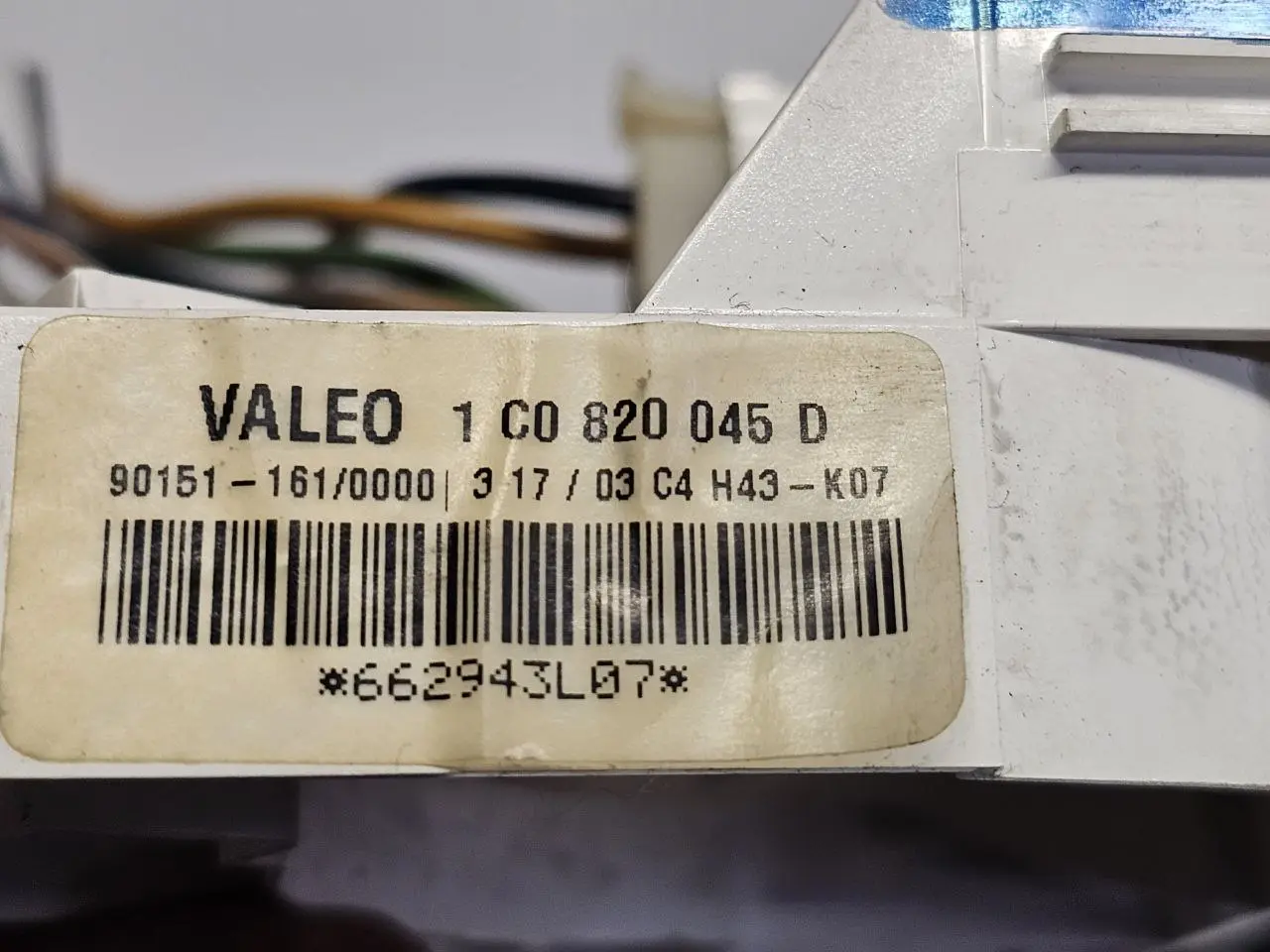 Klimabedienteil Heizungsbedienteil VW New Beetle 1C1 1.4 2004 1C0820045