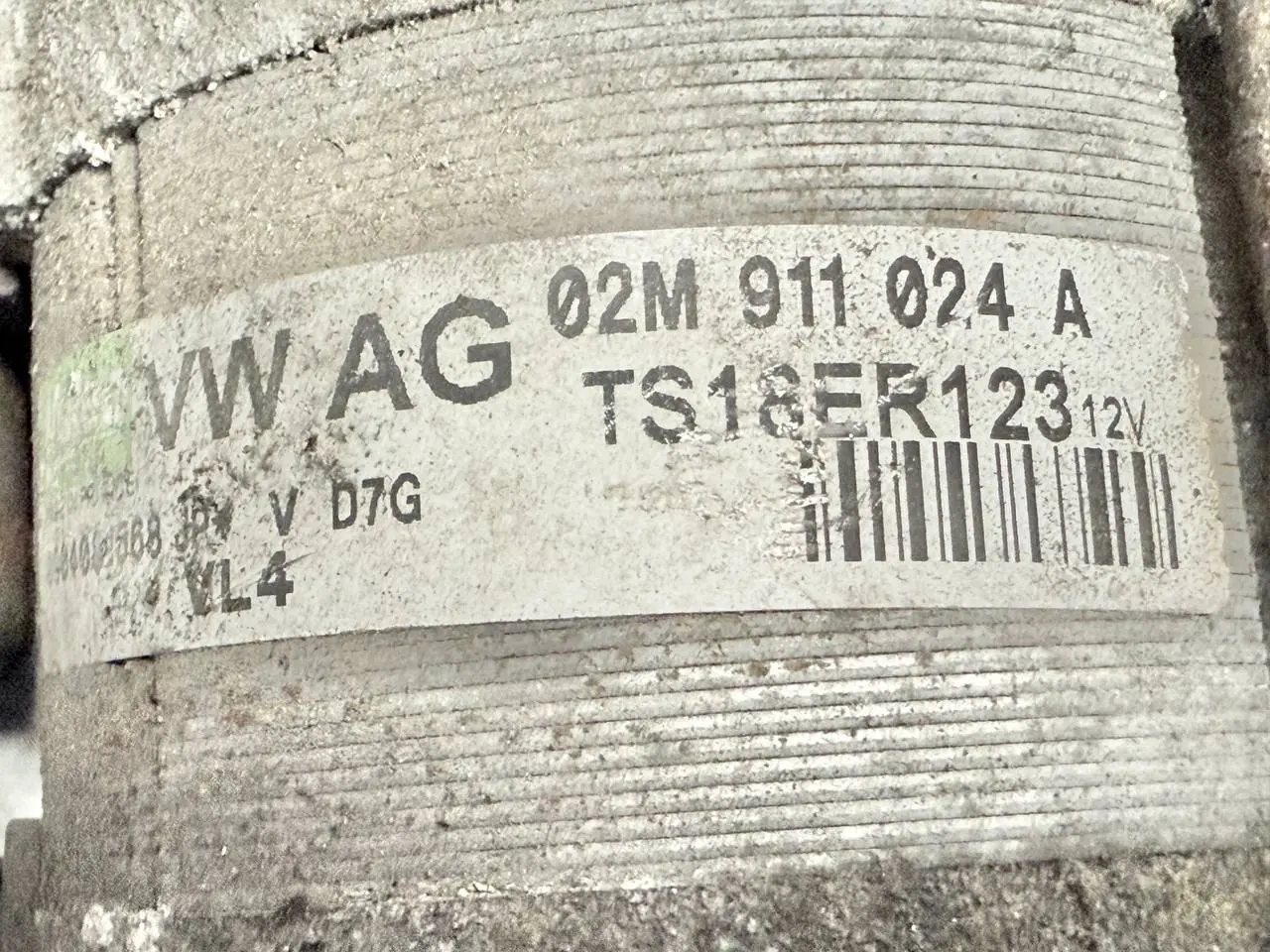 Anlasser Startermotor Schwungradzahlerfasser VW Passat 3C Kombi 2008 02M911024A