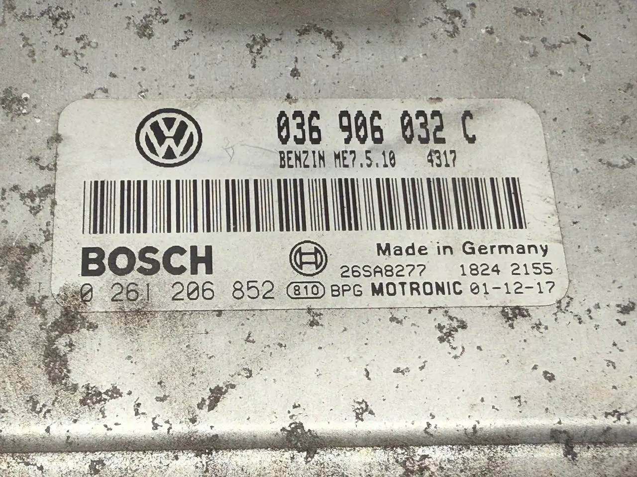 ECU Motorsteuergerät VW New Beetle 1C1 1.4 2004
