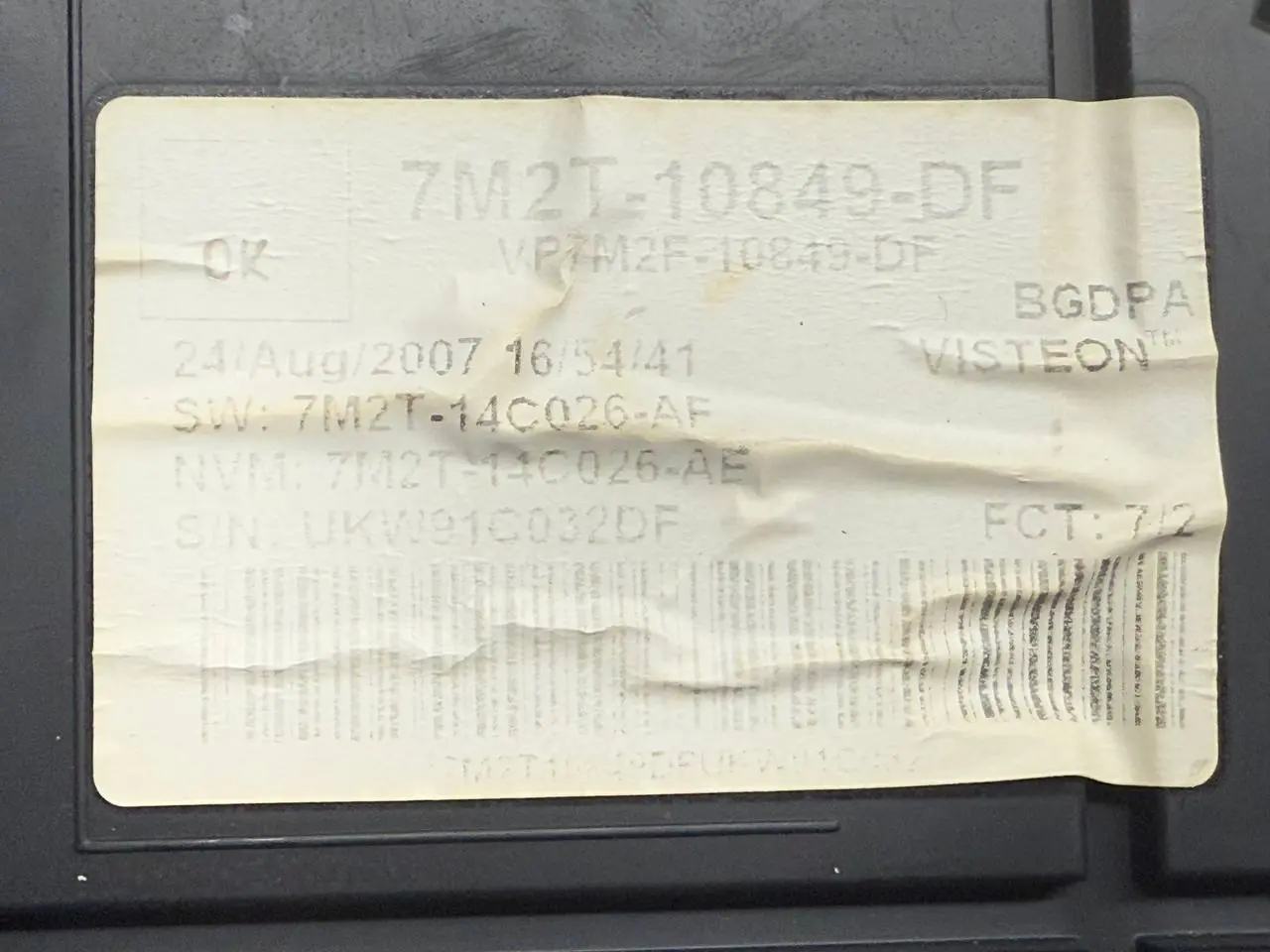 Tachometer Tacho Kombiinstrument FORD Mondeo CA2 2.0L TDCi 2008 7M2T14C026AF