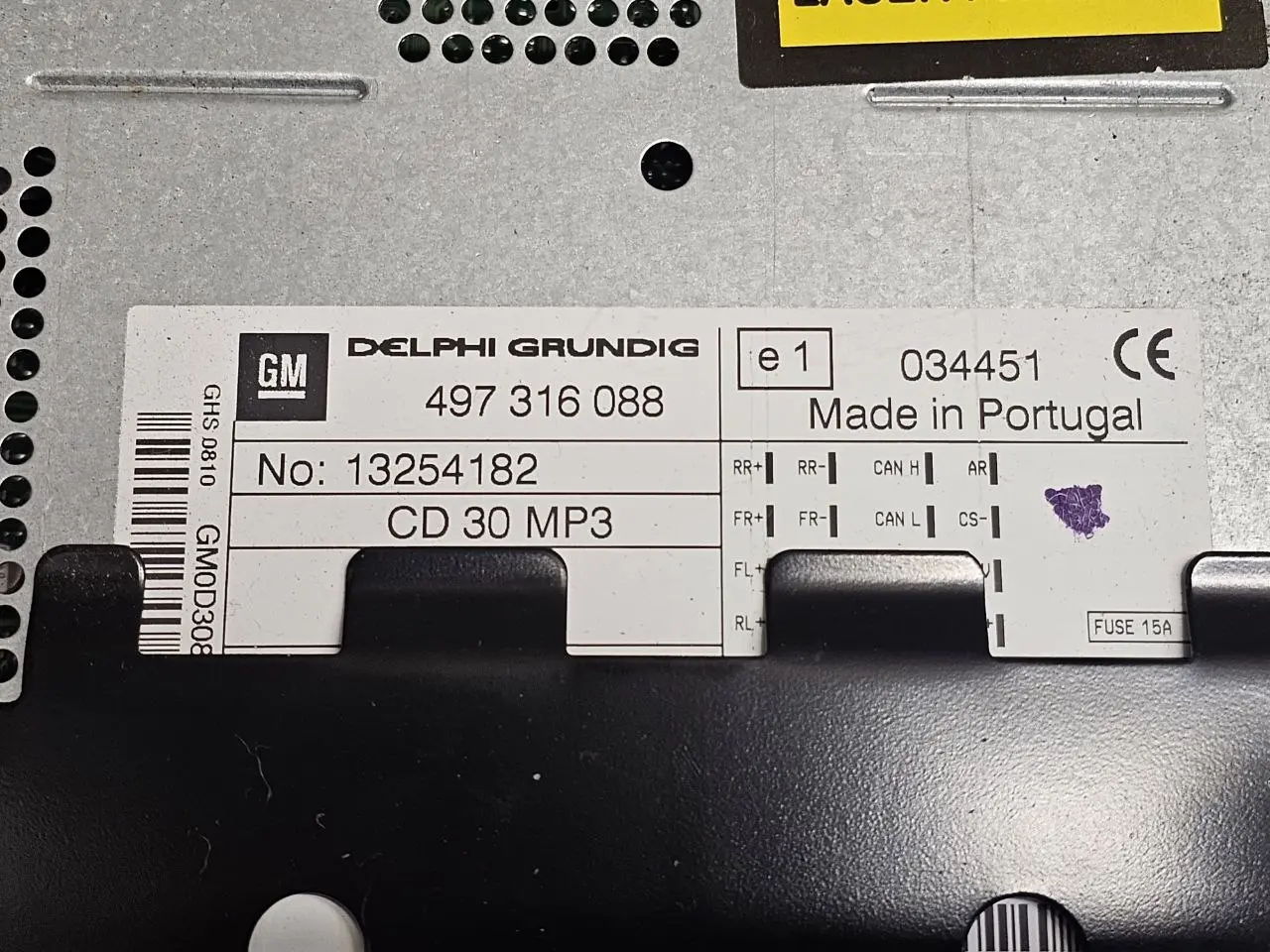 CD Radio MP3 Player fuer Corsa D Astra H Antara Opel Corsa D 1.2L 2008 497316088