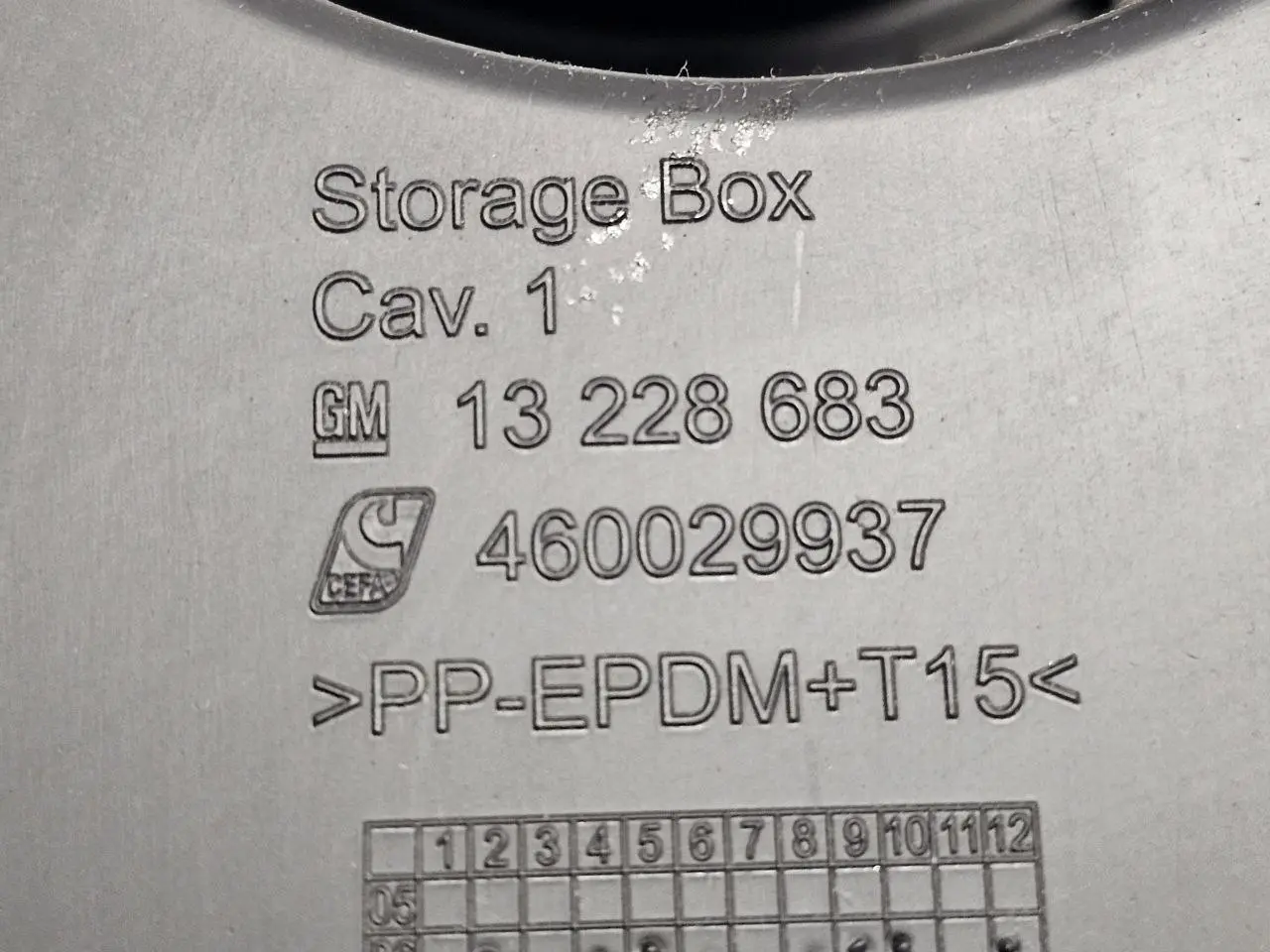 Ablagefach Schalter Verkleidung Lichtschalter Opel Corsa D 1.2L 2008 13204952