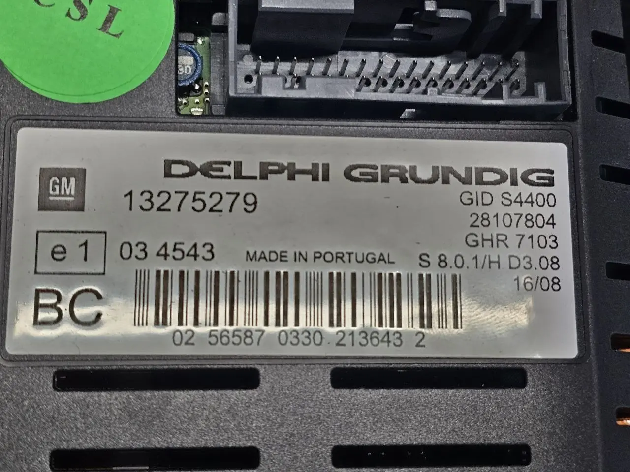 Display Bordcomputer Anzeige Corsa D 1.2L 2008 Opel Corsa D 1.2L 2008 13275279