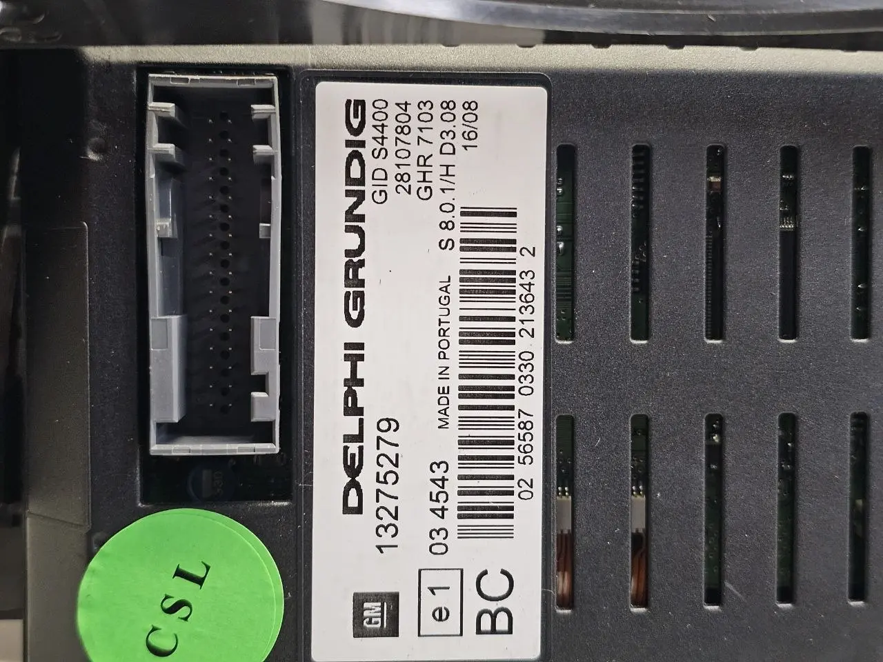 Display Bordcomputer Anzeige Corsa D 1.2L 2008 Opel Corsa D 1.2L 2008 13275279