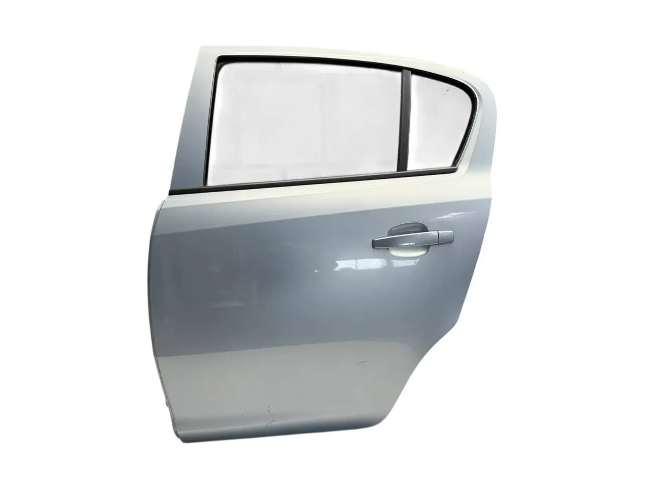 Tür Hinten Links Komplett Opel Corsa D 1.2L 2008 FC: 4MU Aeroblau