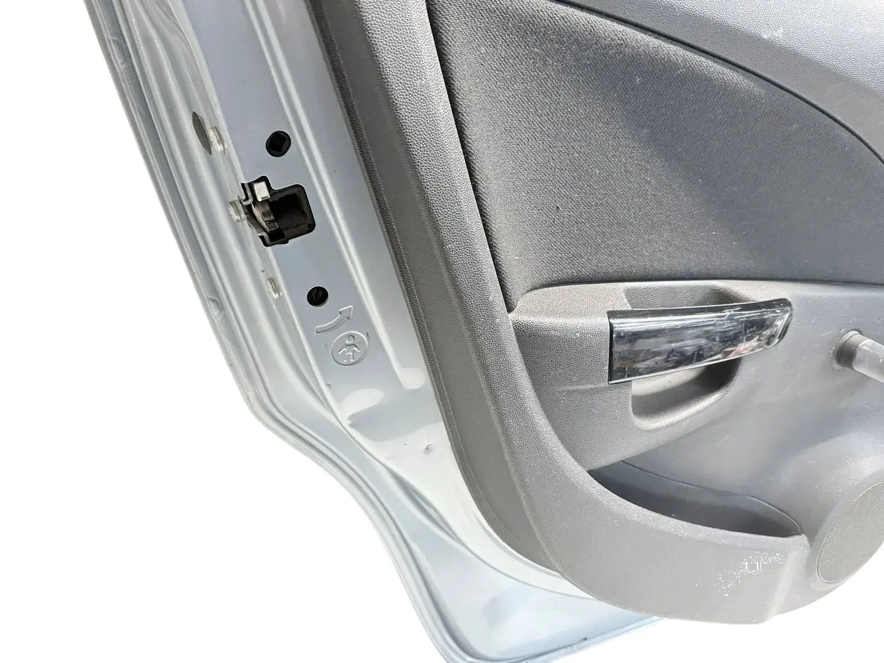 Tür Hinten Links Komplett Opel Corsa D 1.2L 2008 FC: 4MU Aeroblau