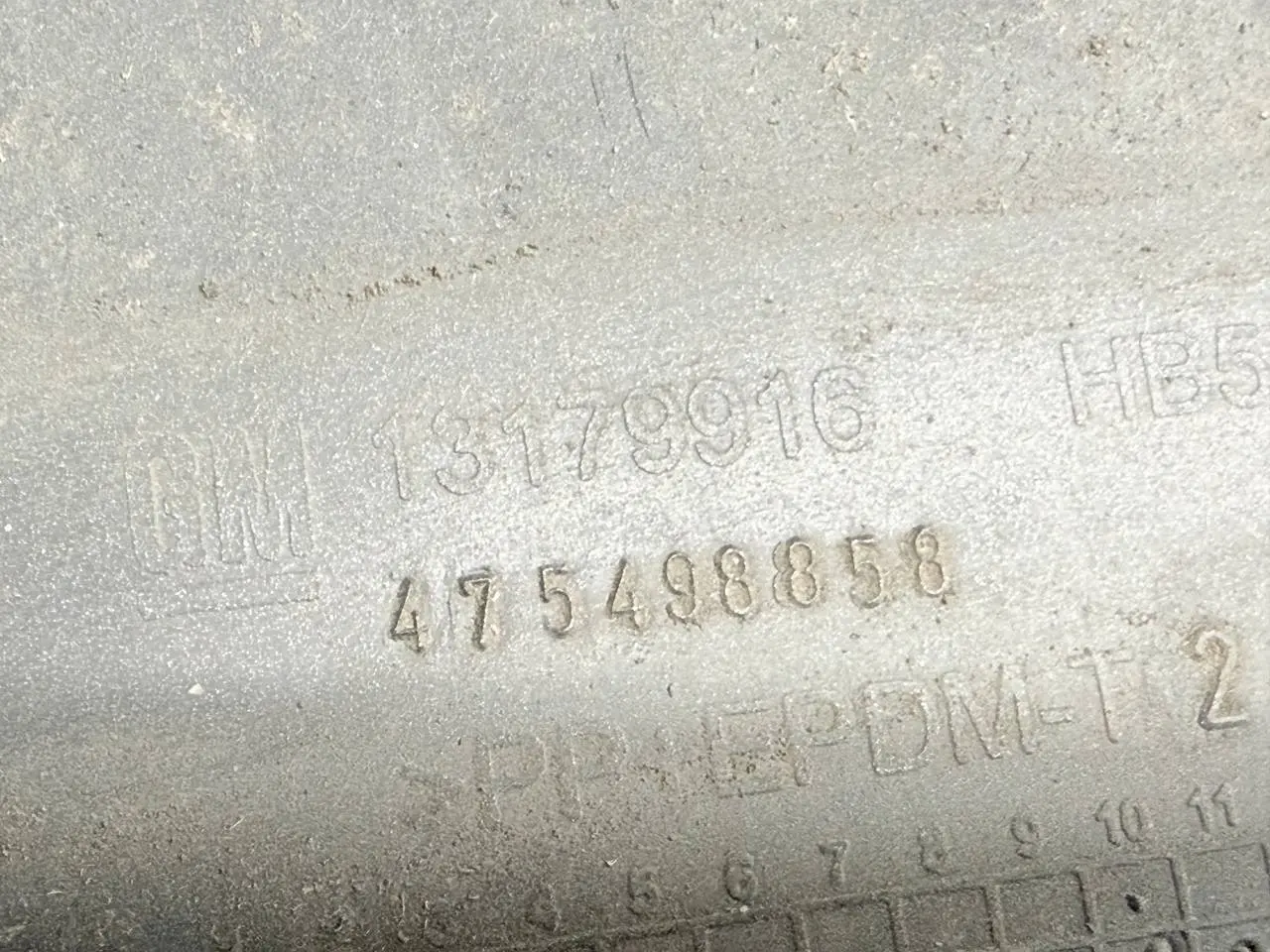 Stoßstange Hinten Opel Corsa D 1.2L 2008 FC: 4MU Aeroblau 13179916