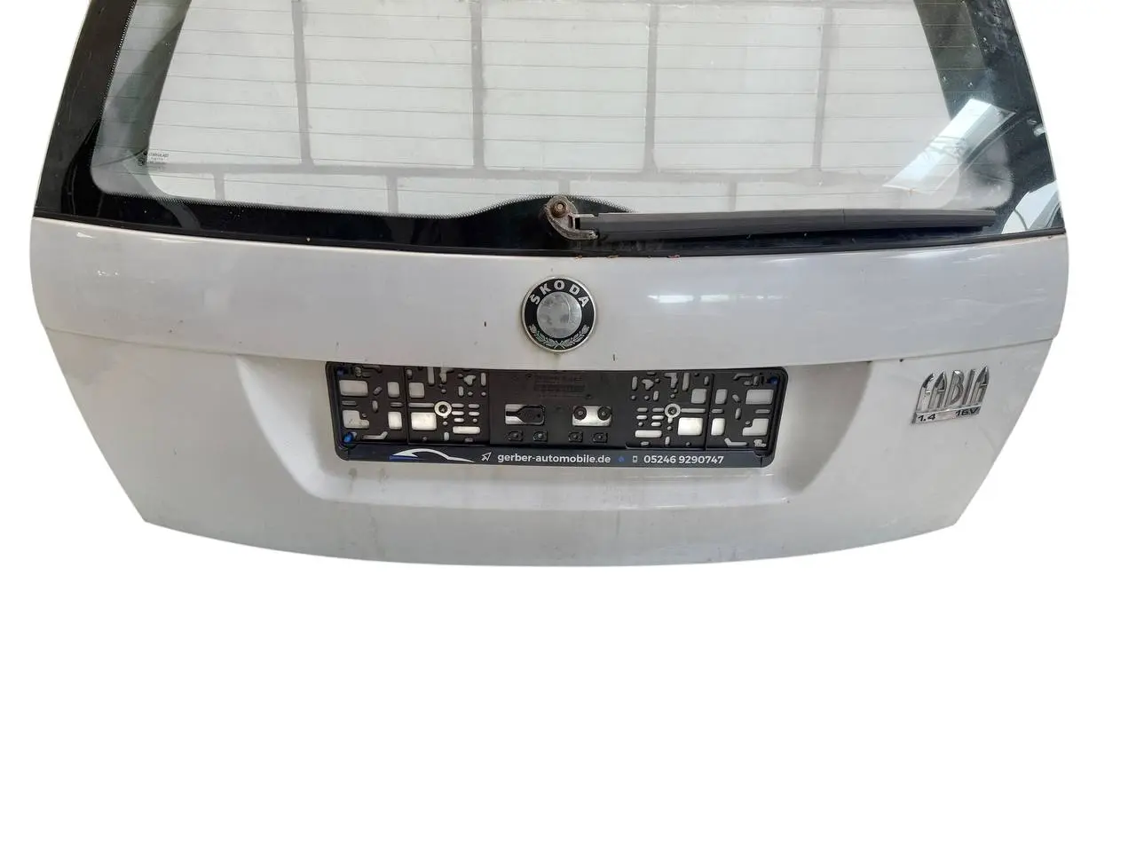 Heckklappe SKODA Fabia 6Y5 2001 Kombi FC: 1026 Weiß