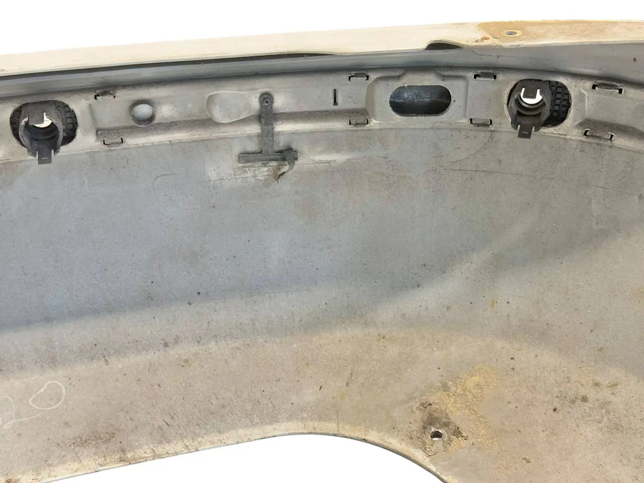 Stoßstange Hinten Stossfänger SKODA Fabia 6Y5 6Y9807421 FC: 1026 Weiß