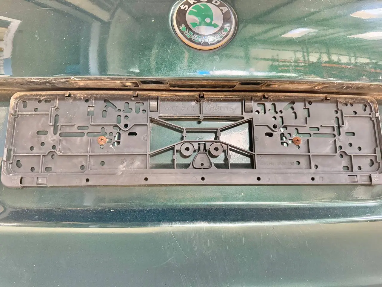 Heckklappe kofferraum Klappe SKODA Octavia 1Z5 1,9 TDI 2004 Kombi FC: 9570 Grün