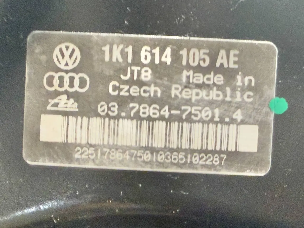 Bremskraftverstärker und Hauptbremszylinder für VW Golf5 1K1 1.4L 1K1614105AE