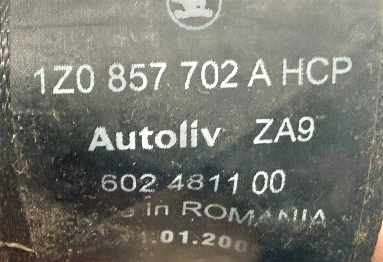 Sicherheitsgurt vorne rechts SKODA Octavia 1Z5 1,9 TDI 2004 Kombi 1Z0857702A
