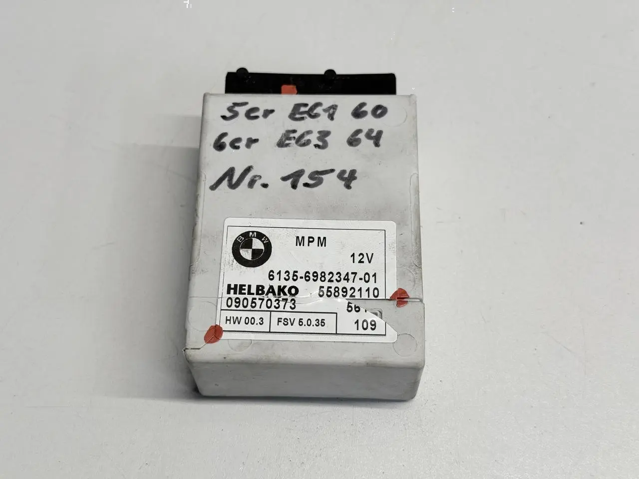 Steuergerät MPM 6982347 für 116i 2009 BMW 116i E81 E87 2009 6135698234701