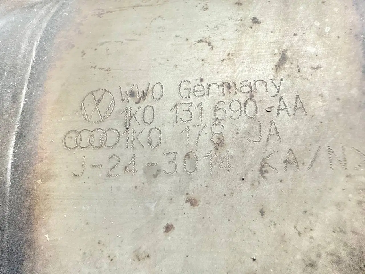 Dieselpartikelfilter DPF SKODA Octavia 1Z5 1,9 TDI 2004 Kombi 1K0131690AA