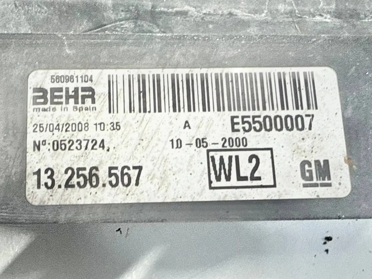 Kühlerlüfter Elektrolüfter Lüftermotor Corsa D Opel Corsa D 1.2L 2008 55704030