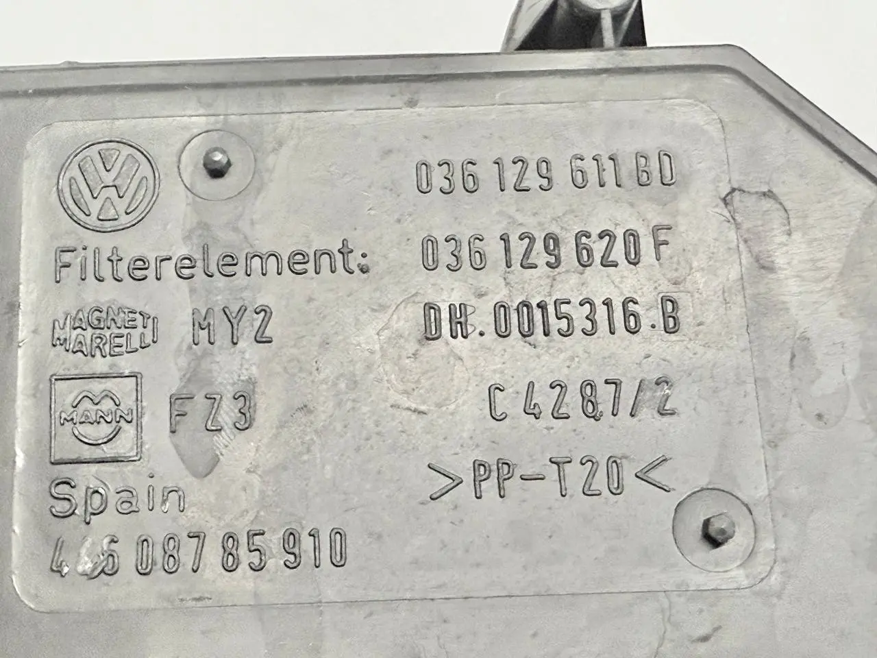 Luftfiltergehäuse Motorabdeckung VW New Beetle 1C1 1.4 2004 036129611BD