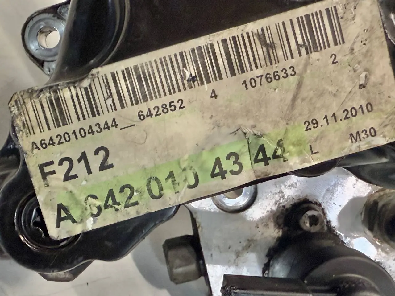 Kraftstoffhochdruckpumpe CP3 E-Klasse Benz W212 E-Klasse 2010 A6420701001