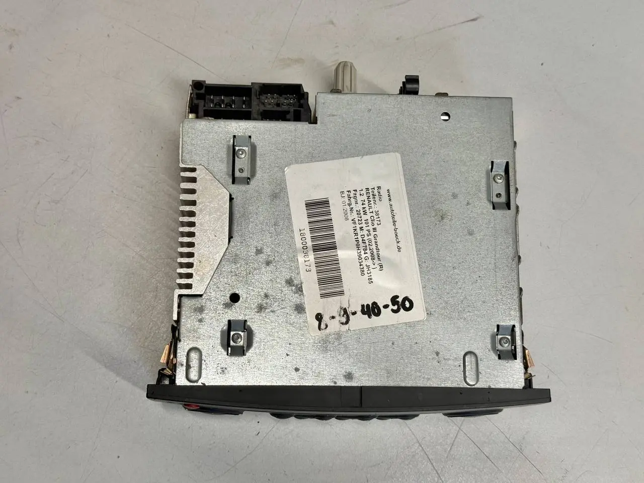 CD-Radio, Radio Einheit, Stereo Renault Modus 1,5 dCi 2012 8200607915