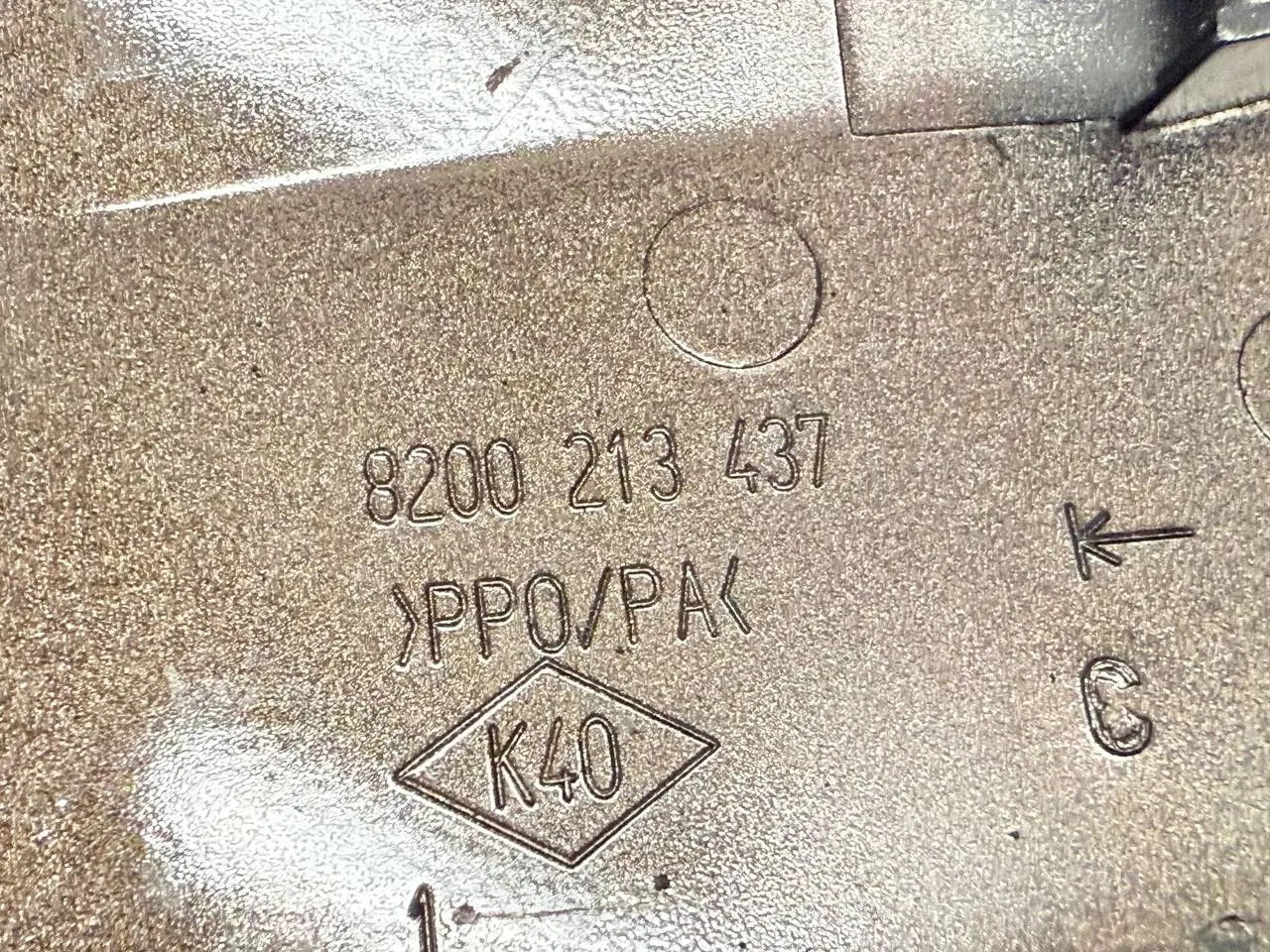 Tankklappe Tankdeckel Verschluss Renault Modus 1,5 dCi 2012 8200213437