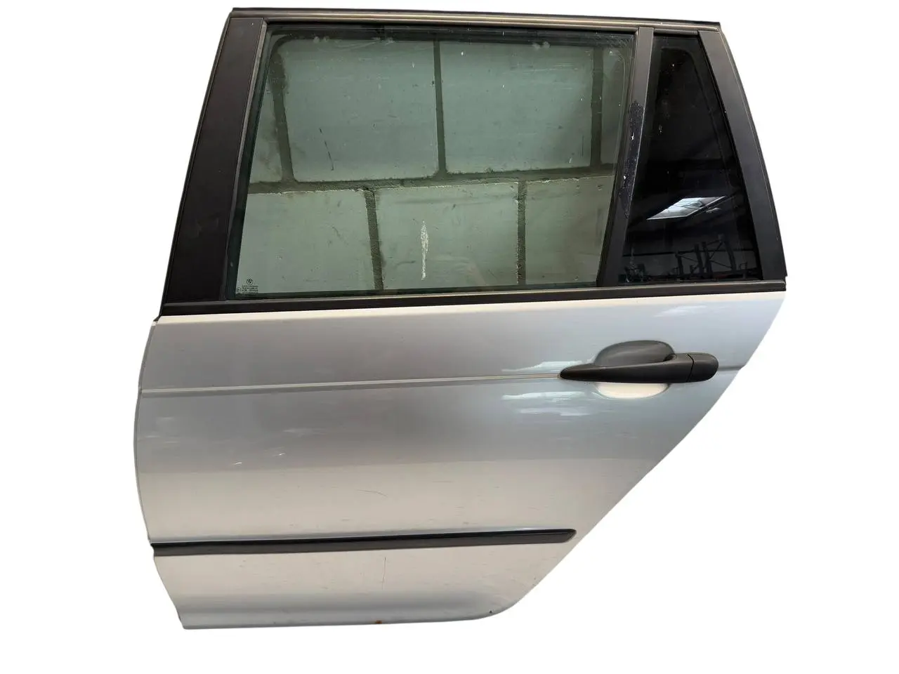 Tür Hinten Links BMW 320D E46 3FL Touring 2004 FC: Titansilber Metallic (354)