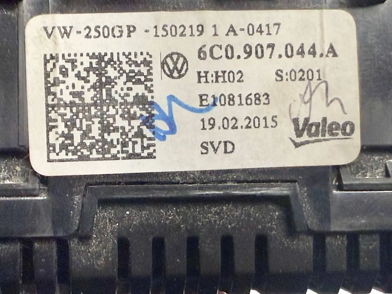 Heizungsregulierung Bedienteil Heizung Klima VW Polo 6R 1,2 TSI 2010 6C0907044A