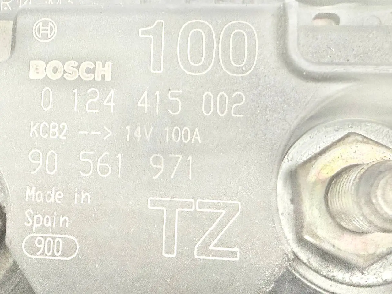 Lichtmaschine Generator OPEL MERIVA 1.8 2003 0124415002
