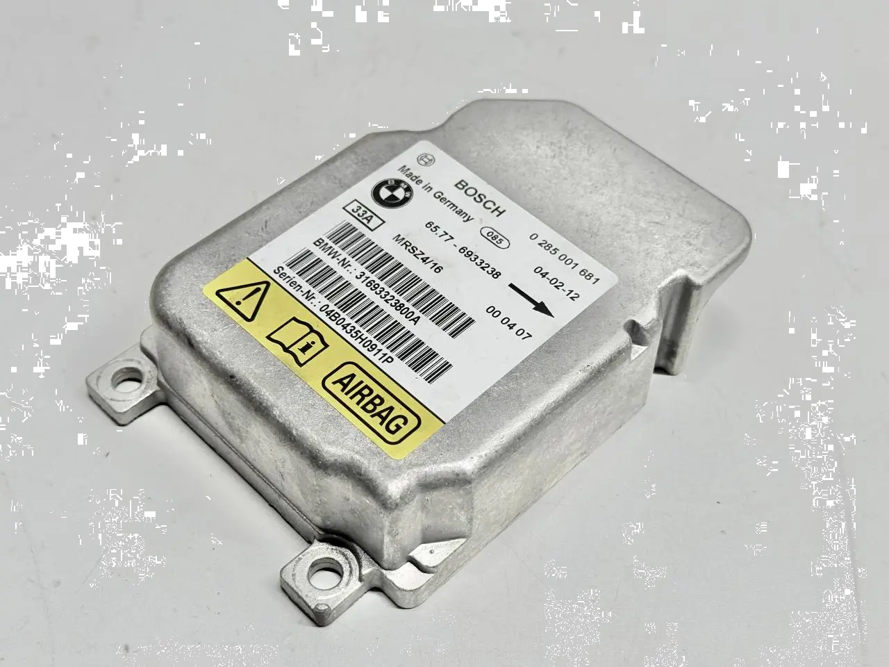 Airbag-Steuergerät 320D 3FL Touring BMW 320D E46 3FL Touring 2004 0285001681