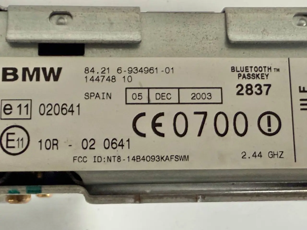 Bluetooth Modul Lade 320D 3FL BMW 320D E46 3FL Touring 2004 8421693496101