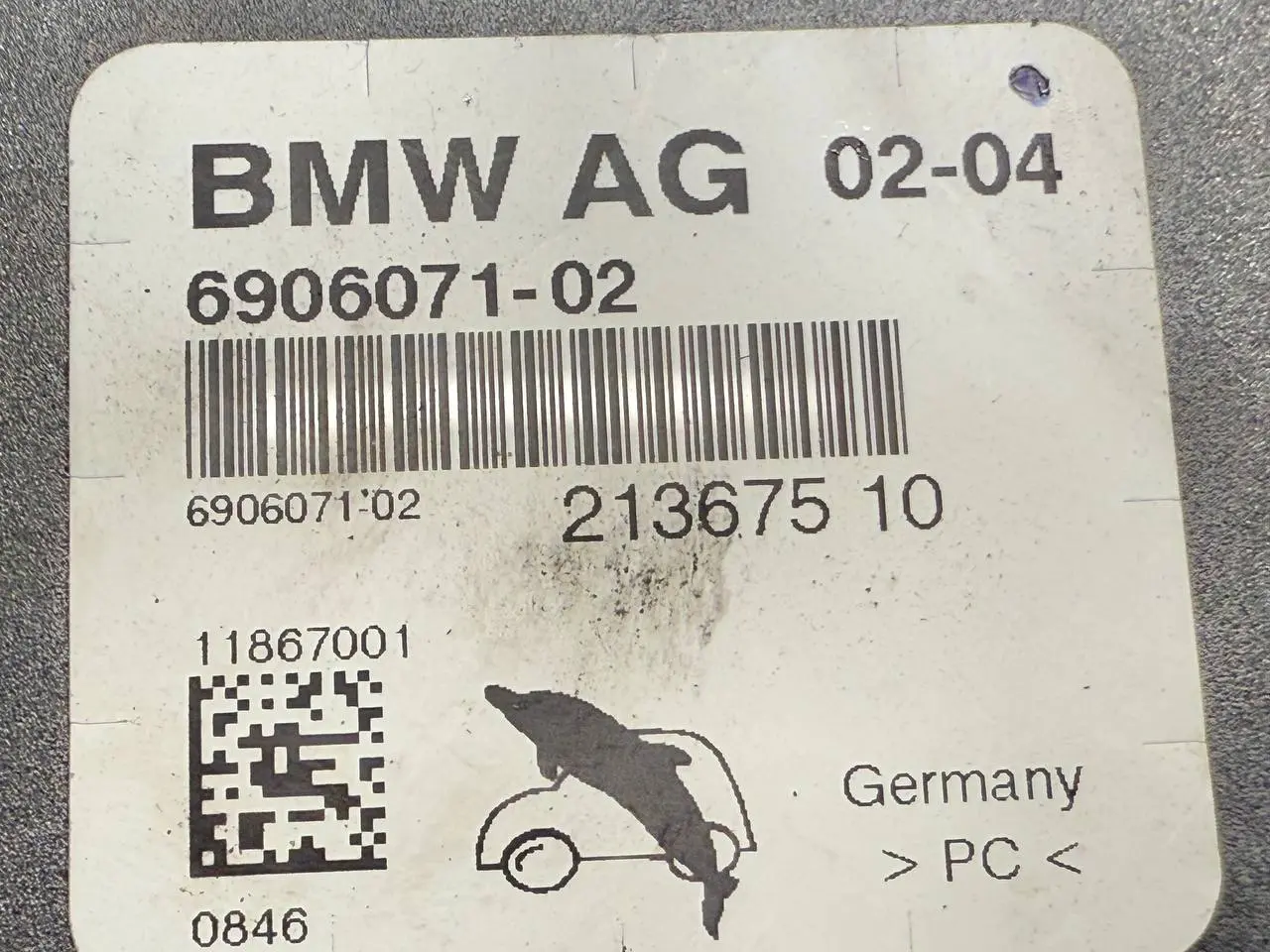 Antennenverstärker Steuergerät BMW 320D E46 3FL Touring 2004 690607102