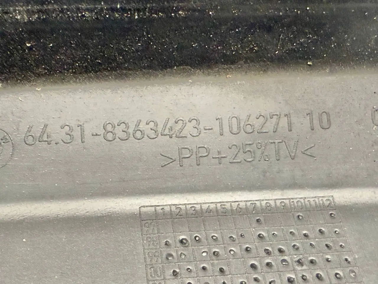 Pollenfilterkasten Gehäuse Abdeckung 320D BMW 320D E46 3FL Touring 2004 8370066