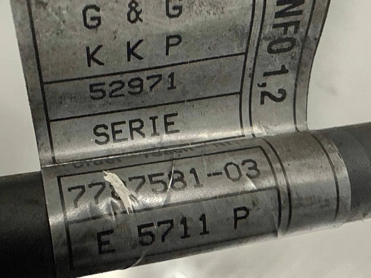 Pluskabel Batterieanschlussleitung 320D BMW 320D E46 3FL Touring 2004 7787580