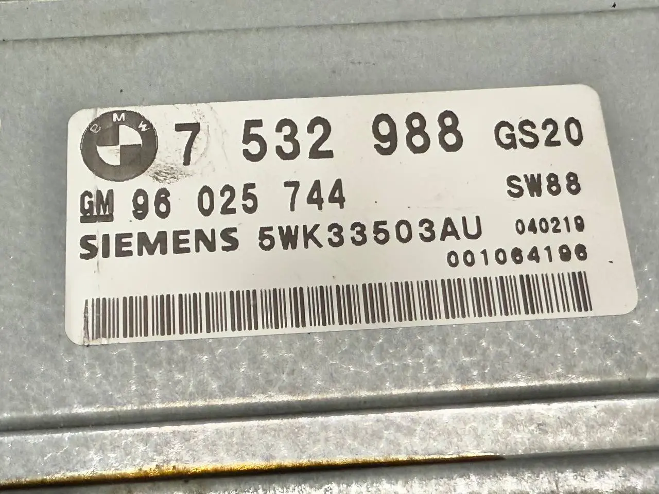 Getriebesteuergerät A5S390R-YW 320D 3FL BMW 320D E46 3FL Touring 2004 7532988