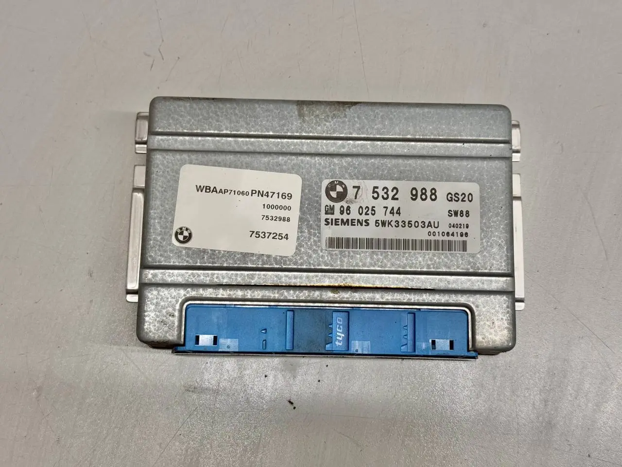 Getriebesteuergerät A5S390R-YW 320D 3FL BMW 320D E46 3FL Touring 2004 7532988