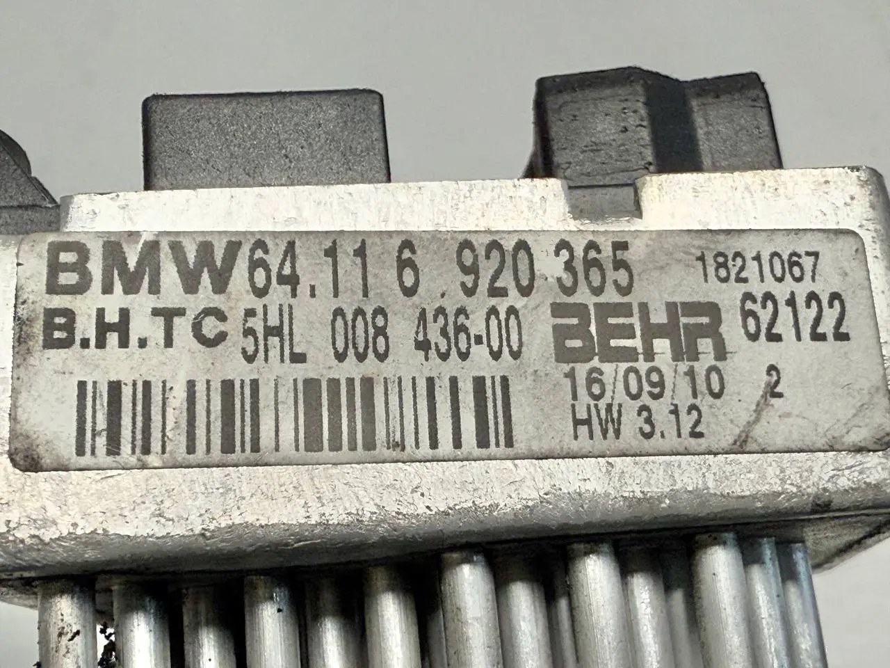 Gebläsemotor Widerstand Endstufe 320D BMW 320D E46 3FL Touring 2004 64116920365