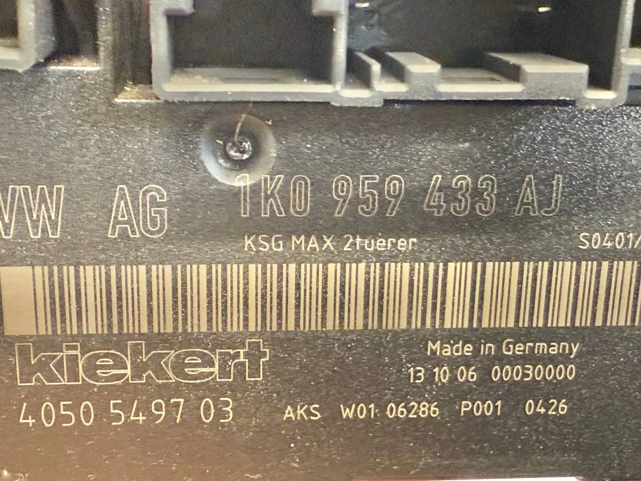 Komfortsteuergerät Golf 5 1K1 1,9 TDI VW Golf 5 1K1 1,9 TDI 2006 1K0959433AJ