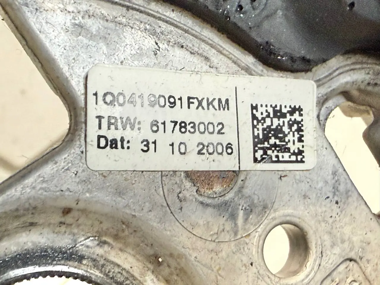 Lenkrad Lederlenkrad 3-Speichenrad Golf VW Golf 5 1K1 1,9 TDI 2006 1K0819091M