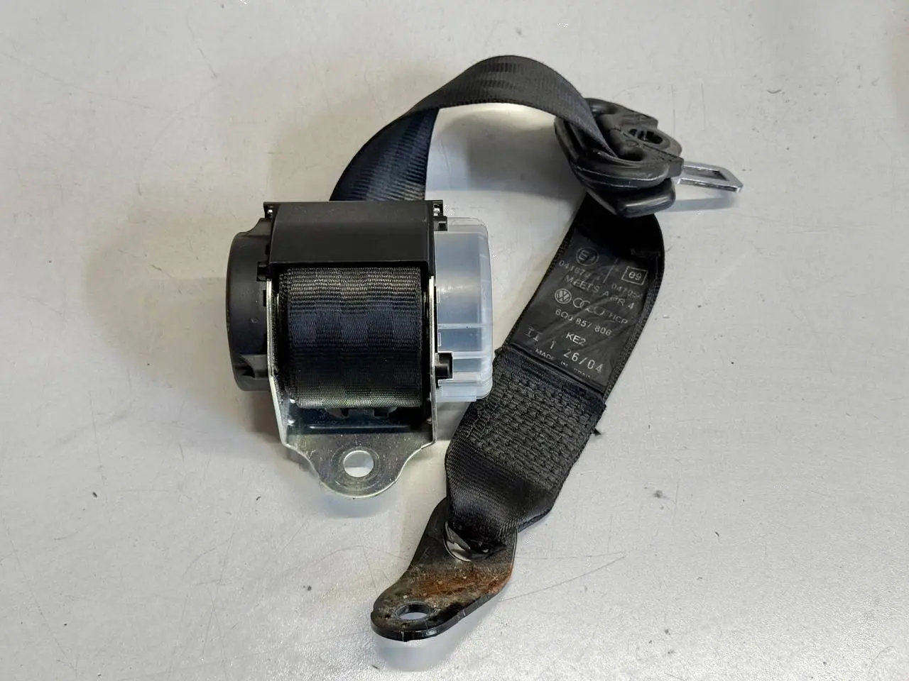 Sicherheitsgurt hinten rechts Seitengurt Polo VW Polo 9N1 1,2L 2002 600857806