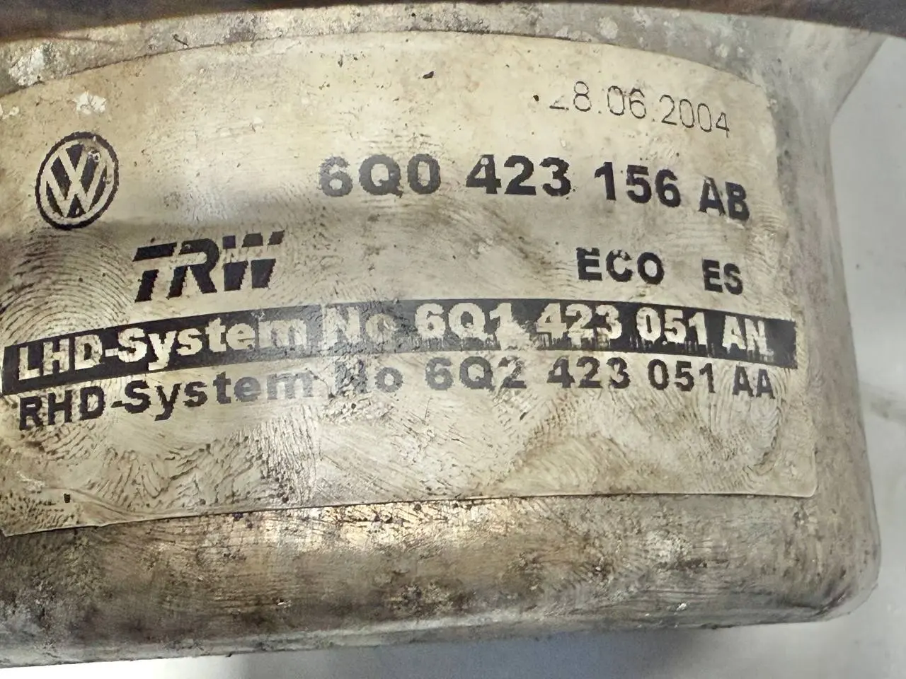 Elektrische Servopumpe Lenkhilfe Polo V 6C VW Polo 9N1 1,2L 2002 6Q0423156AB
