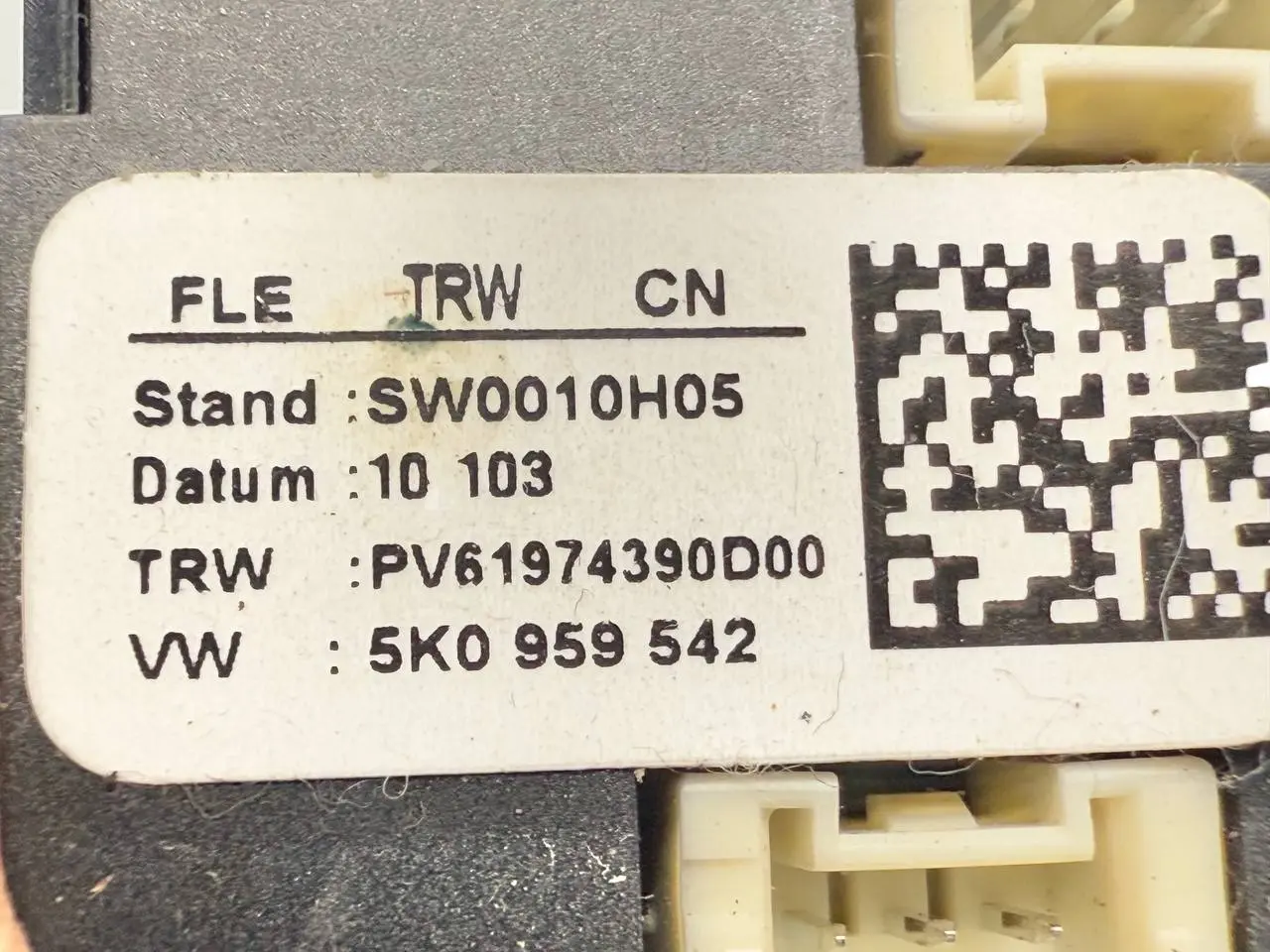 Lenkstockschalter Multifunktionssteuerung VW Polo V 6R 1,2 TSI 2010 5K0959542