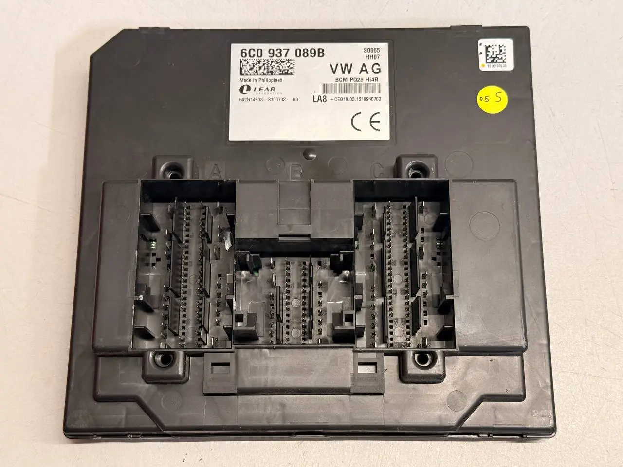 Komfortsteuergerät Bordnetzsteuergerät VW Polo V 6R 1,2 TSI 2010 6C0937089B