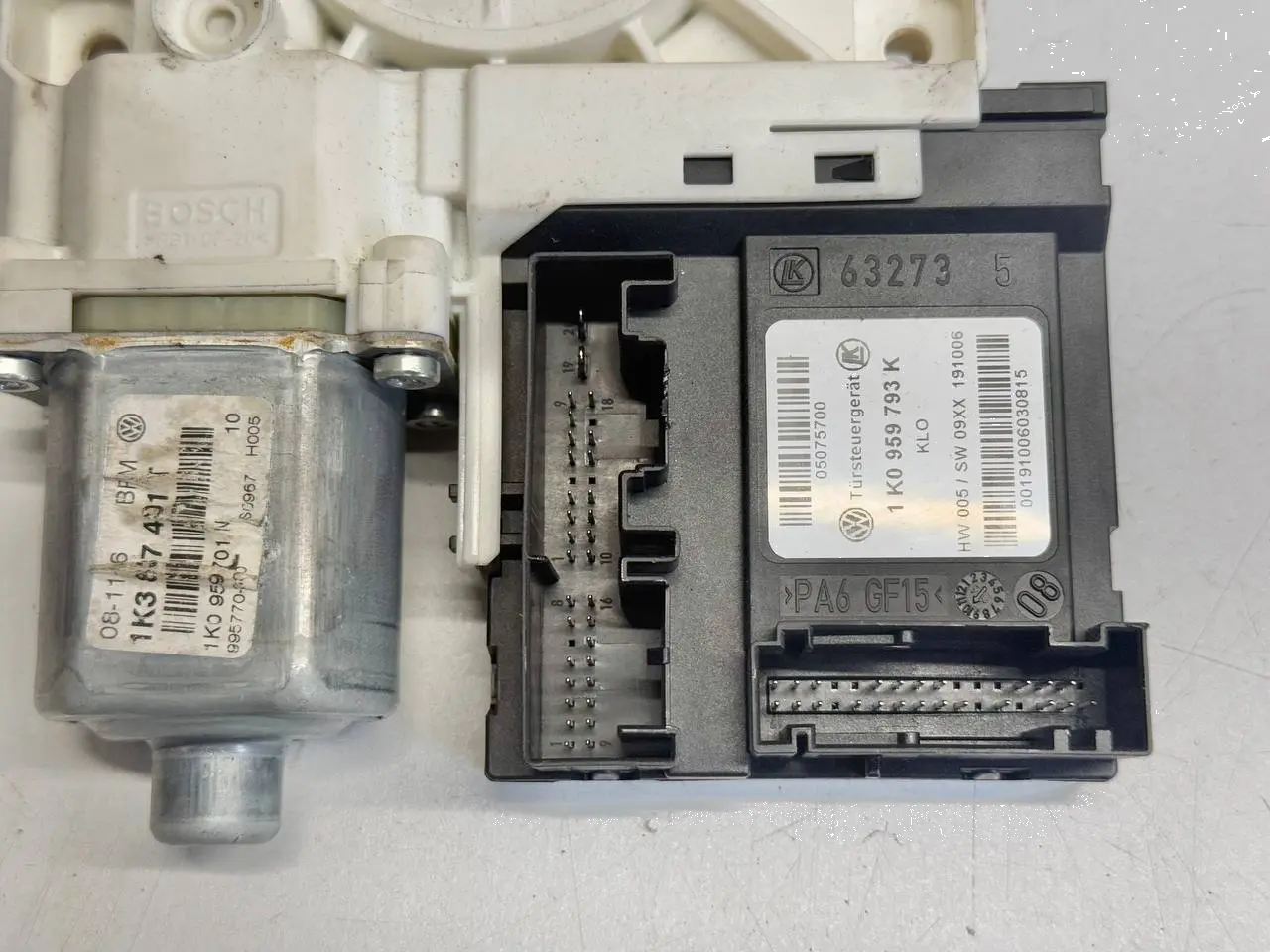 Elektrischer Fensterheber Motor links vorne Golf 5 1K1 1,9 TDI 2006 1K0959793K