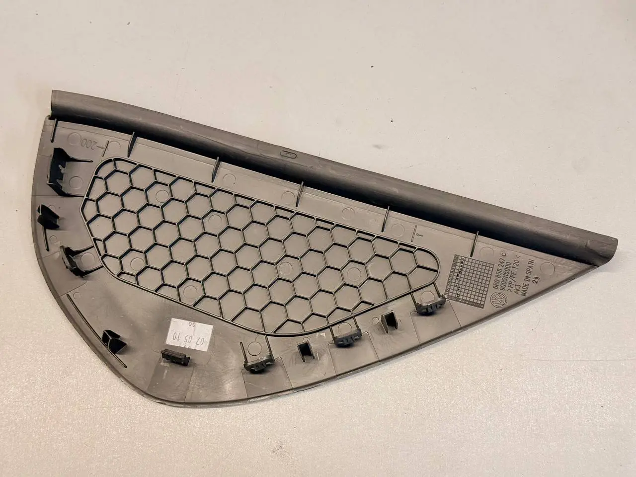 Verkleidung Abdeckung Blende Polo V 6R 1,2 VW Polo V 6R 1,2 TSI 2010 6R0858247C