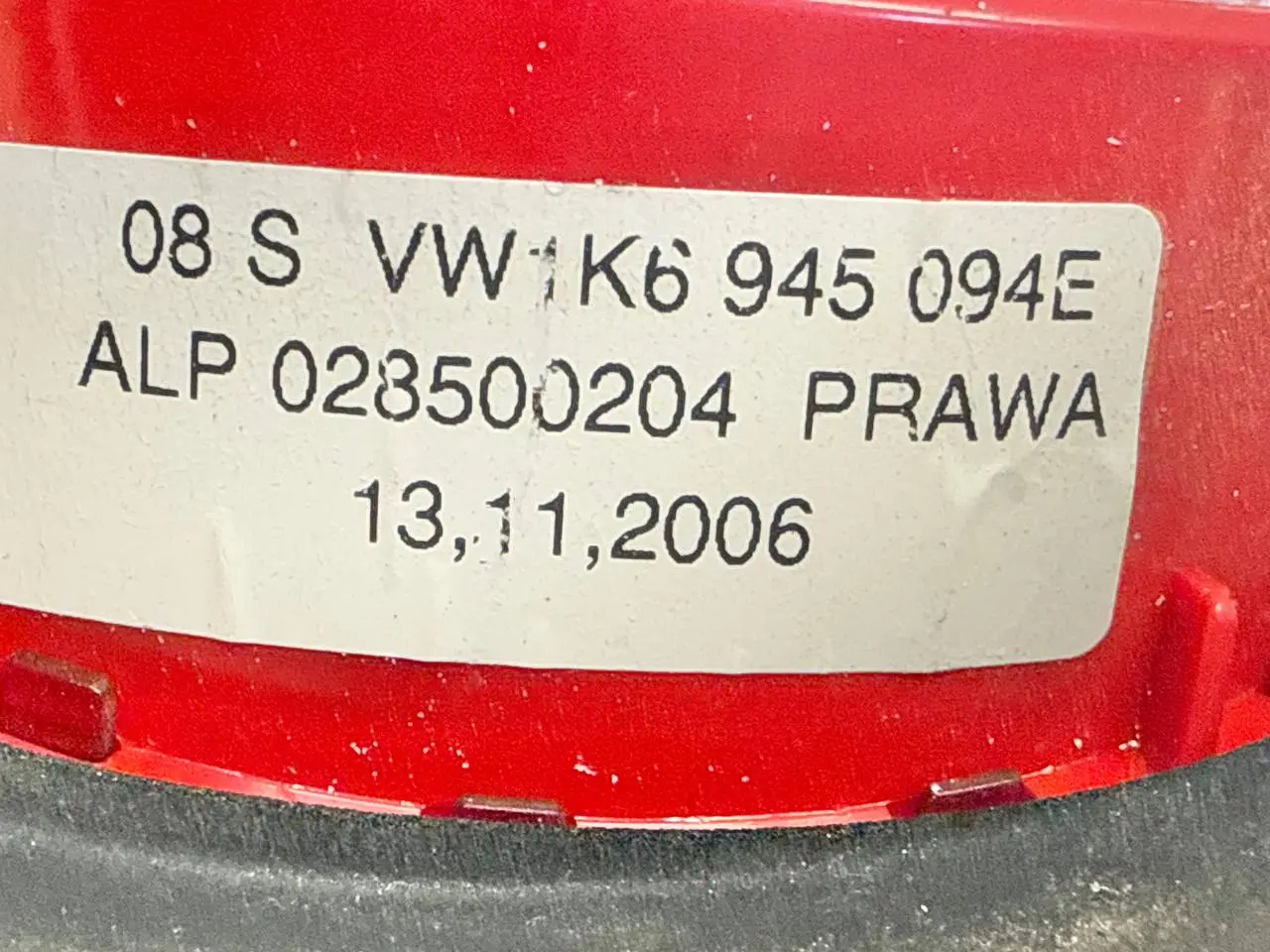 Heckleuchte Schlussleuchte Bremslicht rechts Golf 5 1K1 1,9 TDI 2006 1K6945094E